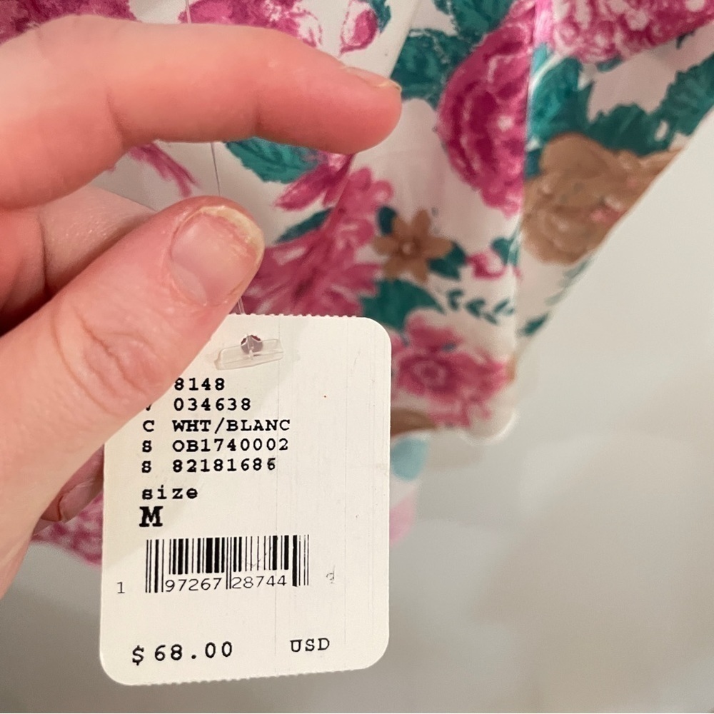 NEW Free People Intimately Floral Tank Size Medium NWT - Picture 7 of 8